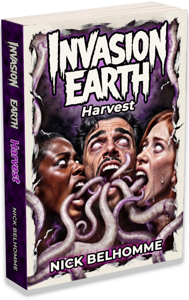 Cover of Invasion Earth: Harvest by Nick Belhomme